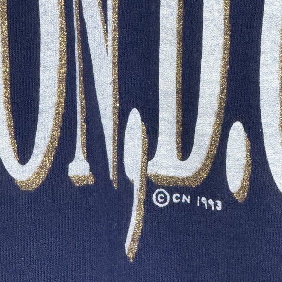 Vintage Fruit Of The Loom Washington D.C. Navy Tee Adult L 1993 Graphic - Picture 3 of 8